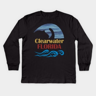 Clearwater Florida Kids Long Sleeve T-Shirt